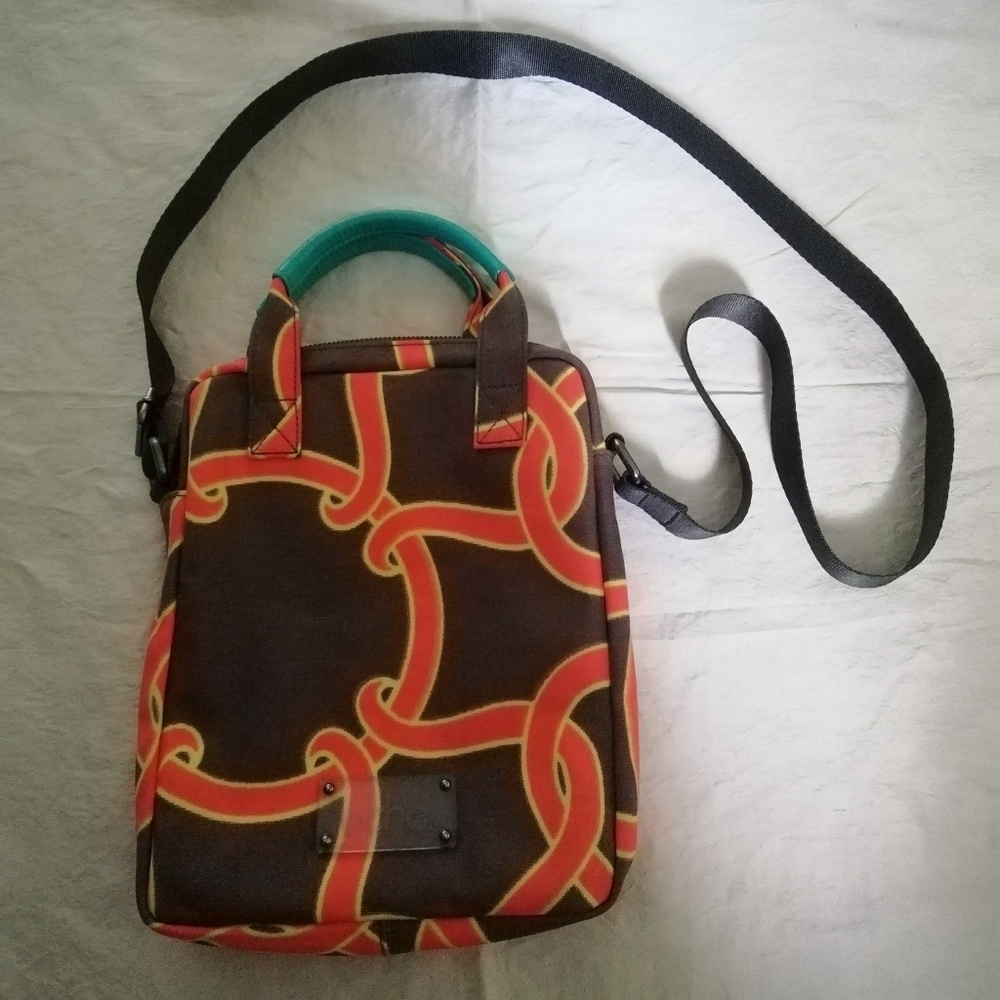 Echodesign brown orange cross body bag
